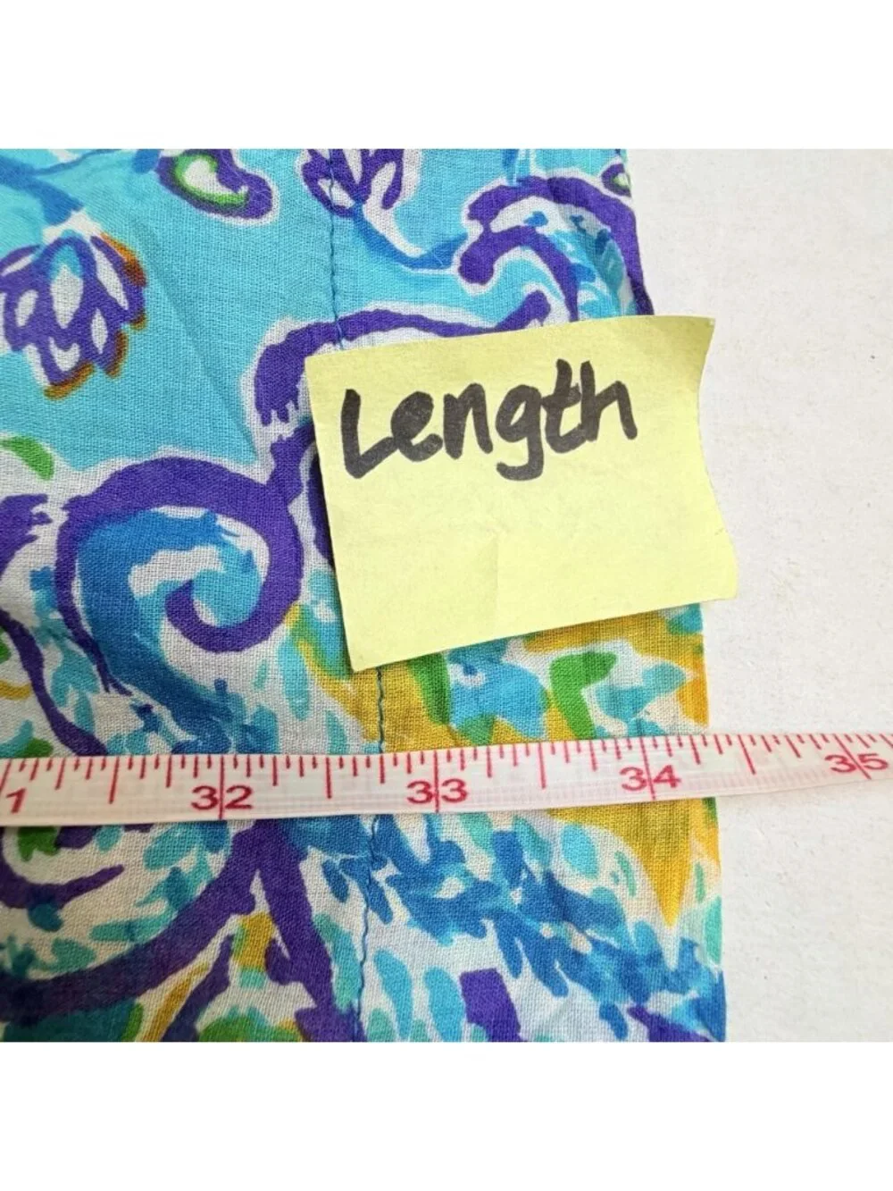 Ralph Lauren Dress Women's Large Beach Swim Cover Colorful Blue Summer Coastal